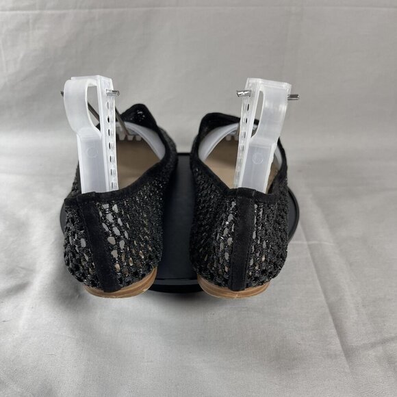 Zara Women's Black Griffin Woven Loafers Shoe Size EU 38/US 7.5 - Picture 4 of 8